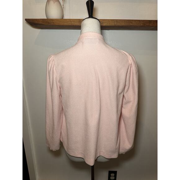 Vintage Vanity Fair S Lace Embroidered Snap Front Pajama Top Cottage Core - Picture 7 of 8